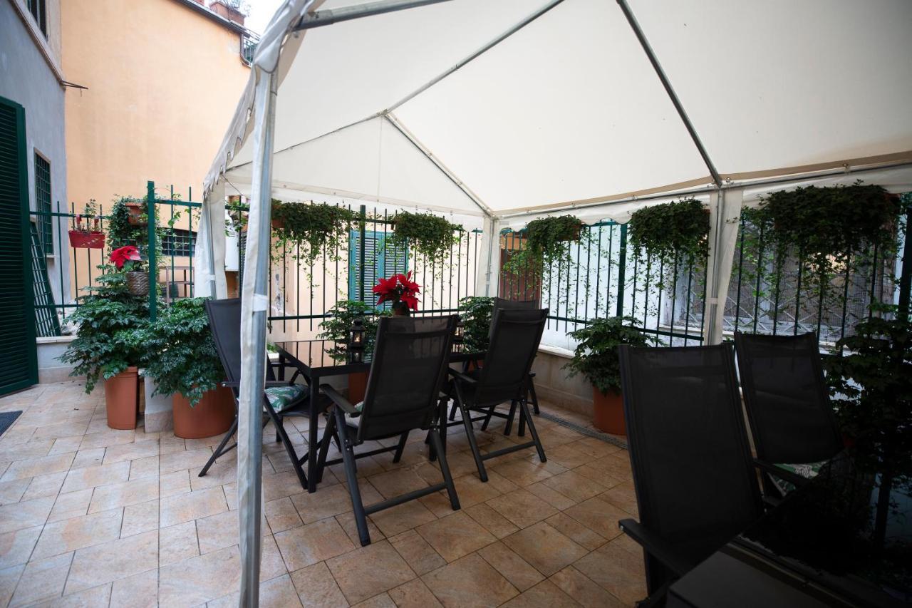 Flatinrome Trastevere Deluxe Rooms - Green Patio Dış mekan fotoğraf